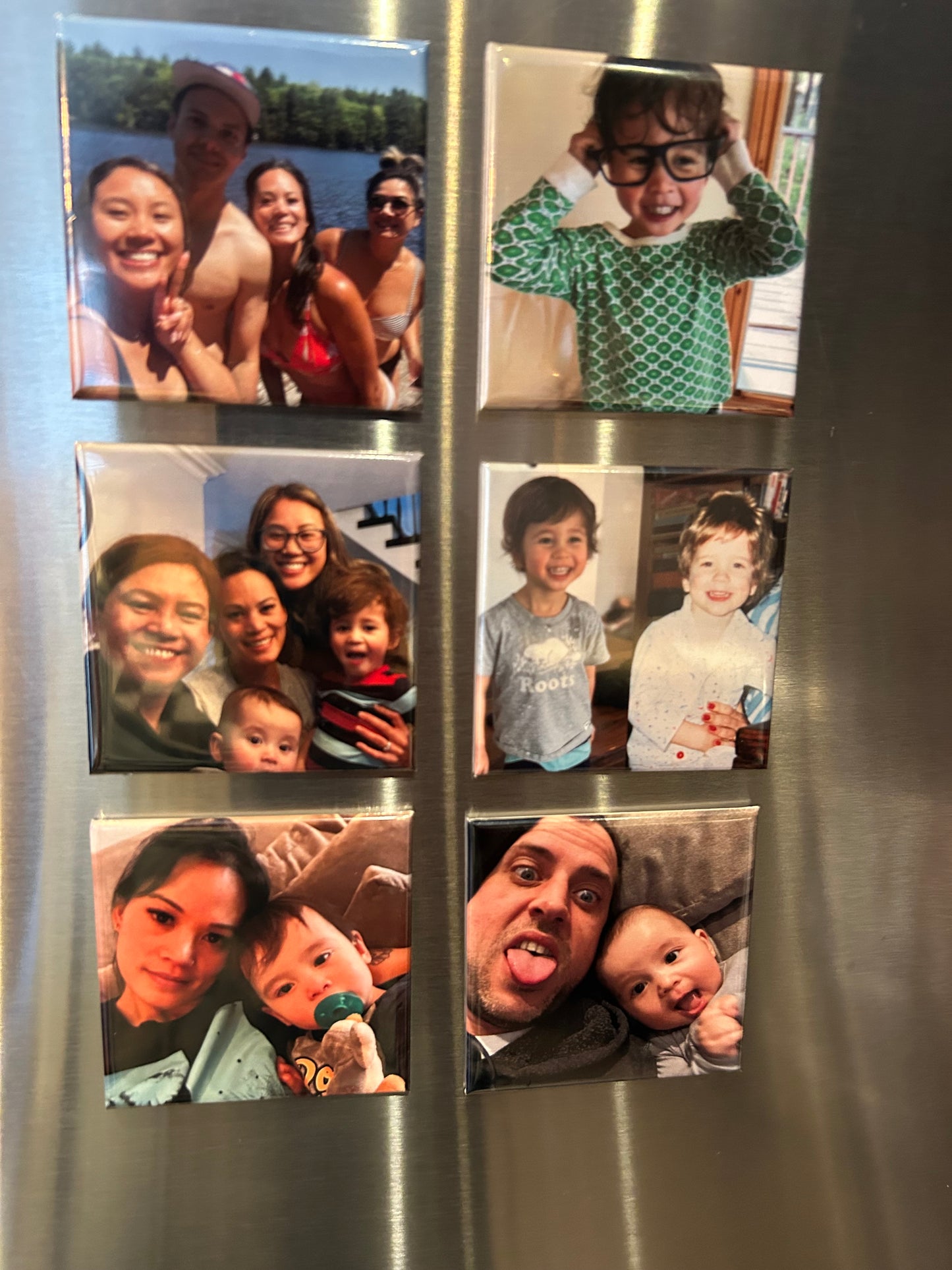 Custom Photo Magnets 2.5" x 2.5" | Set of 6