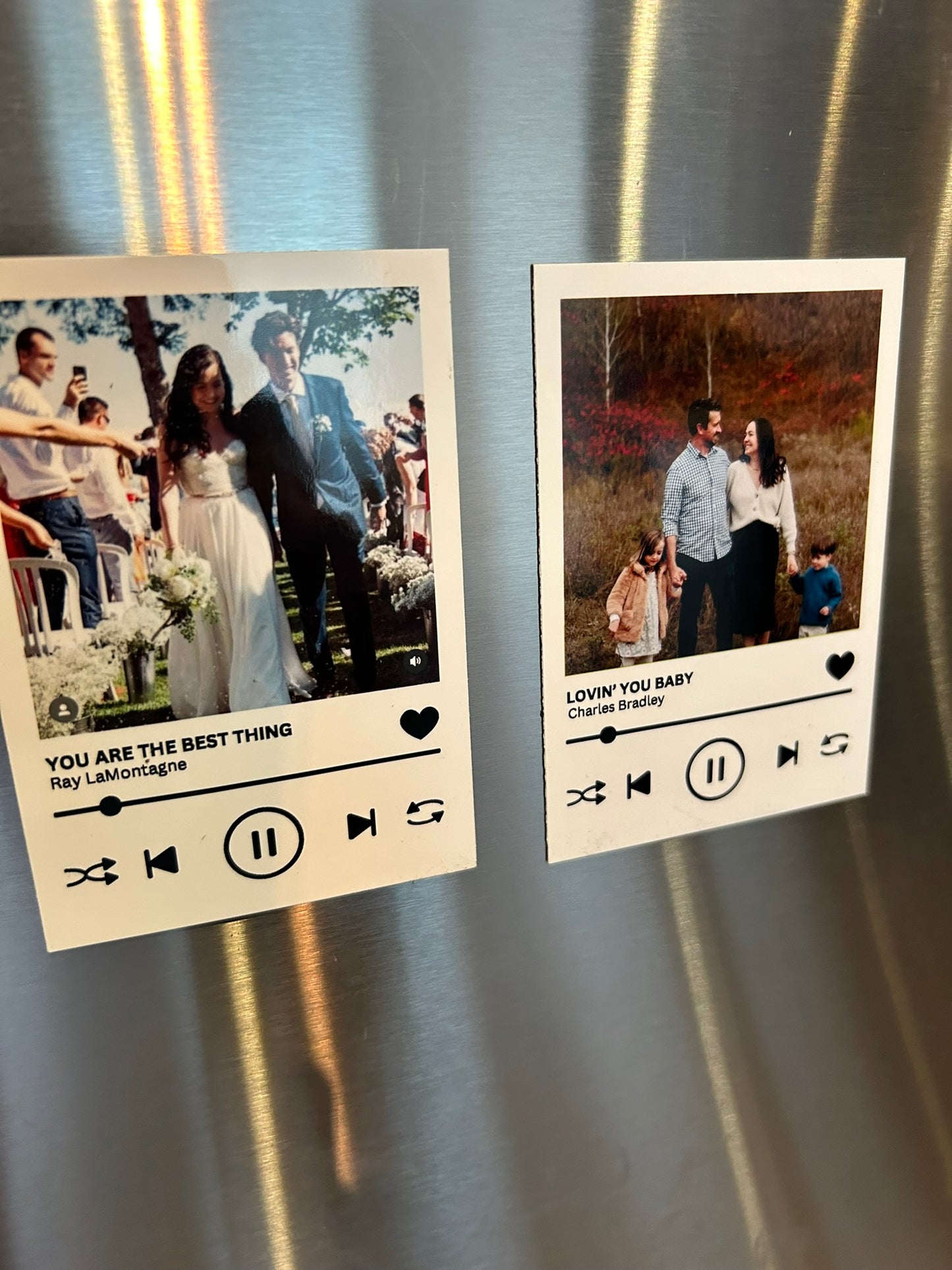 NFC Retro Photo Magnets | Set of 2