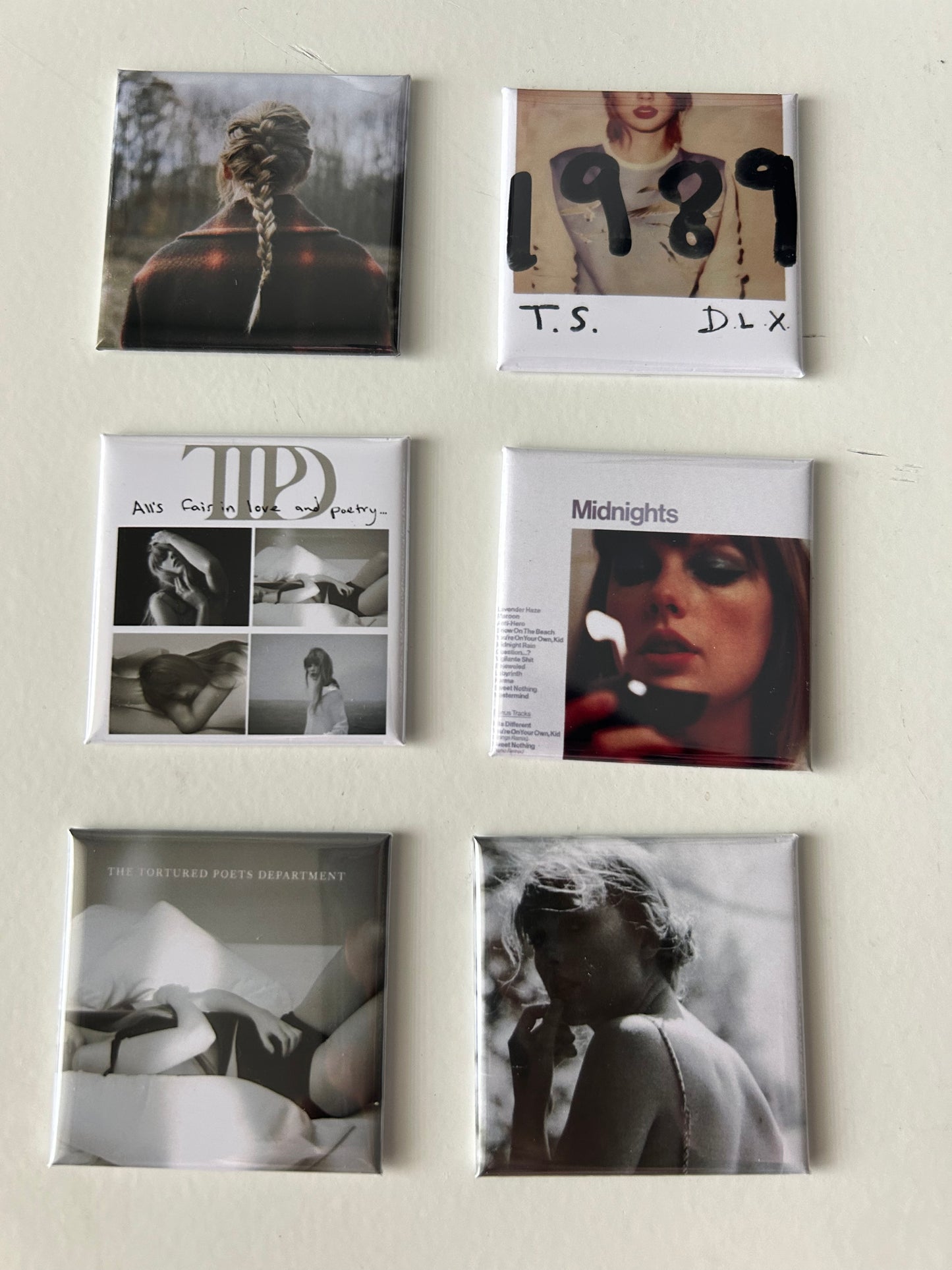 Taylor Swift Music Photo Magnets | Set of 6