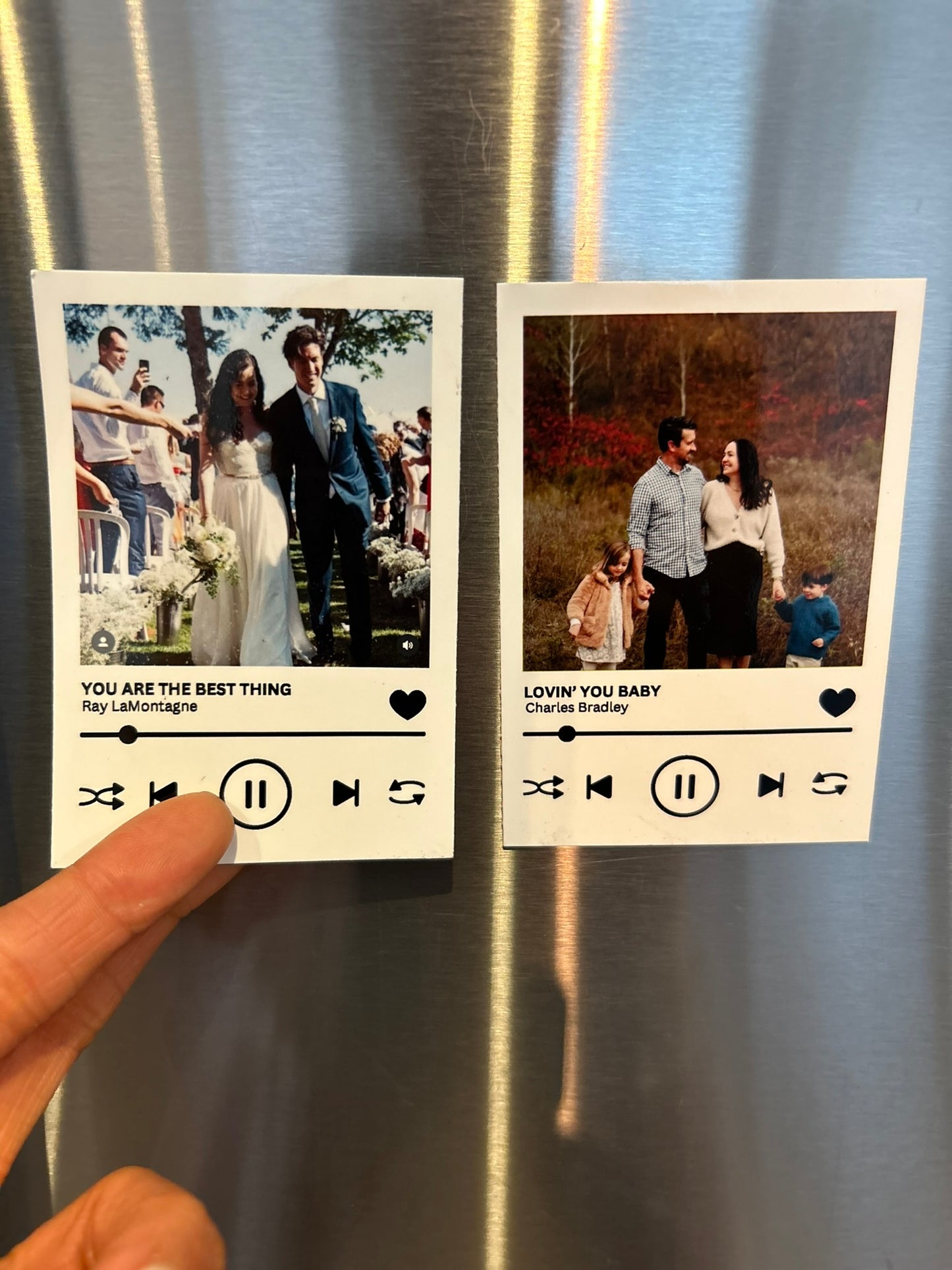 NFC Retro Photo Magnets | Set of 2