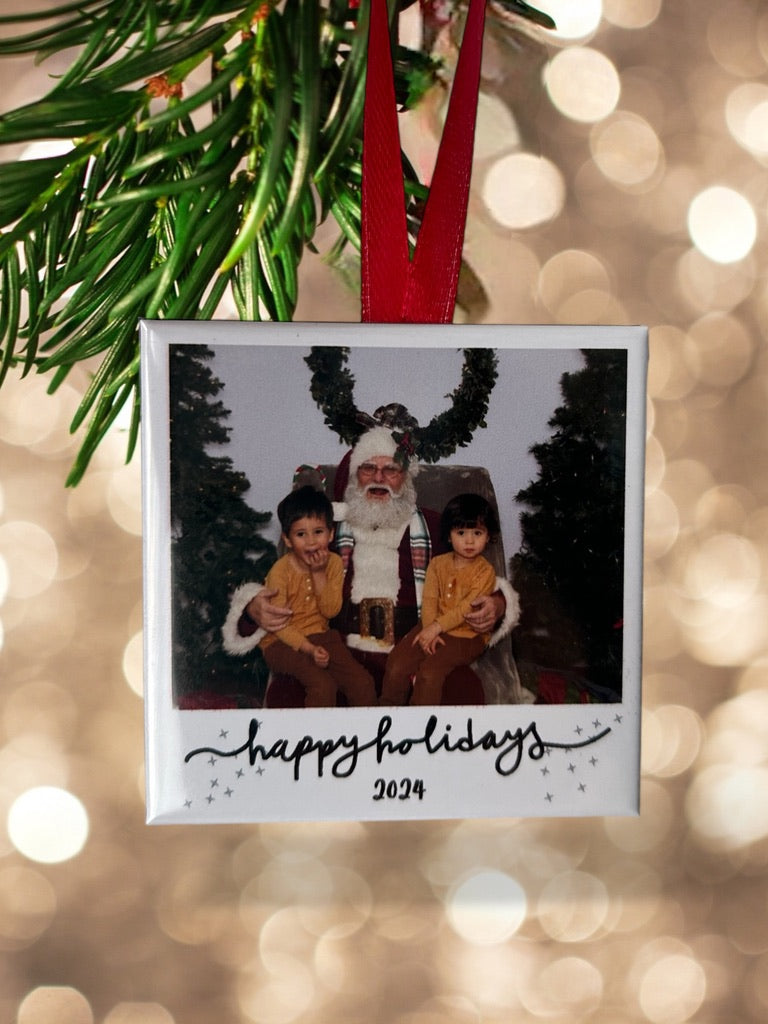 Custom Photo Ornament